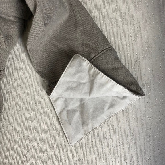 Anthropologie Eri + Ali NWT Taupe Long Sleeve Cotton Blouse Size Small. - Picture 5 of 11